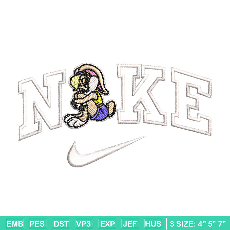 Nike bunny cartoon Embroidery Design, Cartoon Embroidery, Nike Embroidery, Embroidery File, Logo shirt, Digital download.jpg