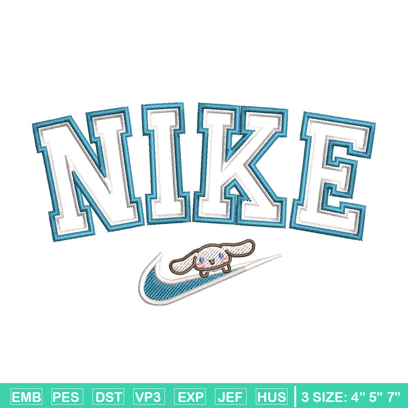 Nike bunny cute embroidery design, Bunny embroidery, Nike design,Embroidery shirt, Embroidery file, Digital download.jpg