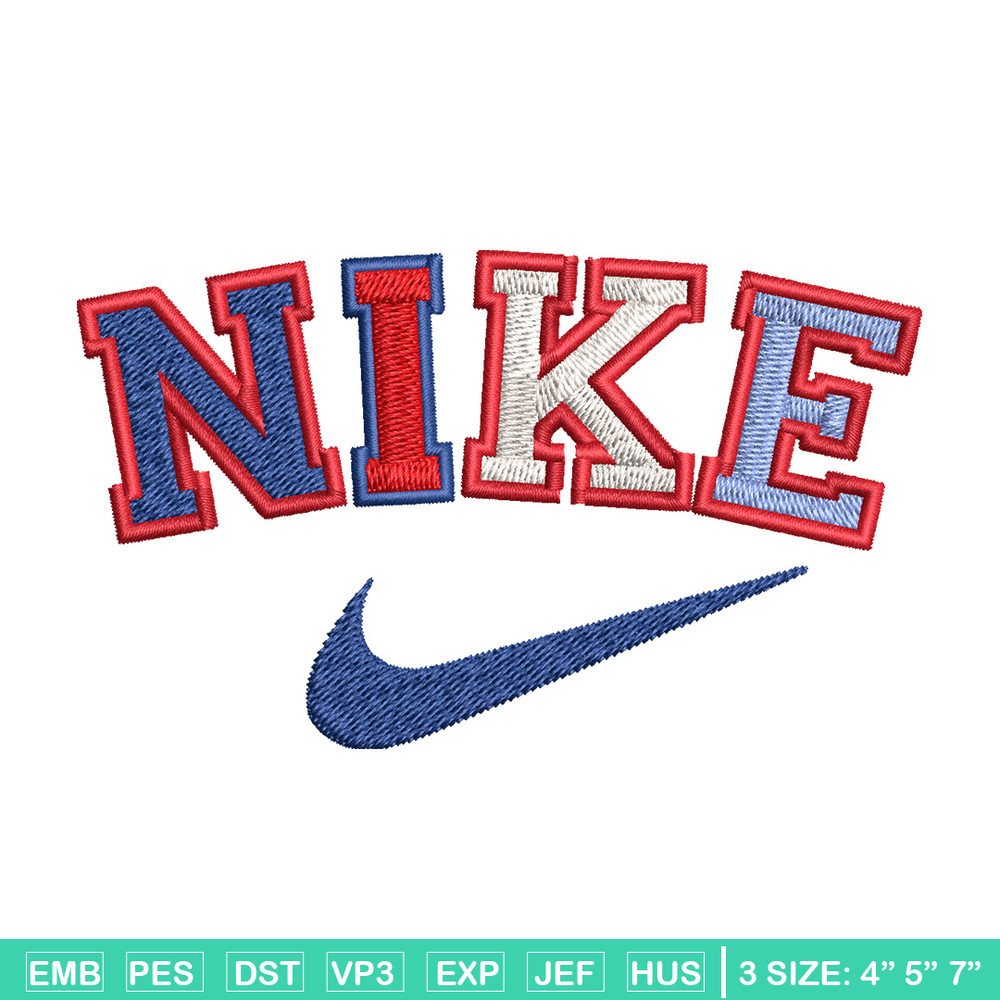 Nike color Embroidery Design, Brand Embroidery, Nike Embroidery, Embroidery File, Logo shirt, Digital download.jpg