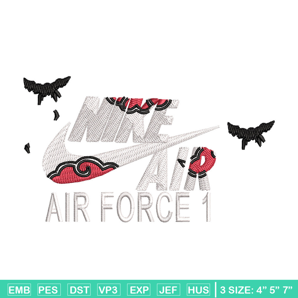 Nike itachi embroidery design, Naruto embroidery, Nike design,Embroidery file,Embroidery shirt,Digital download.jpg