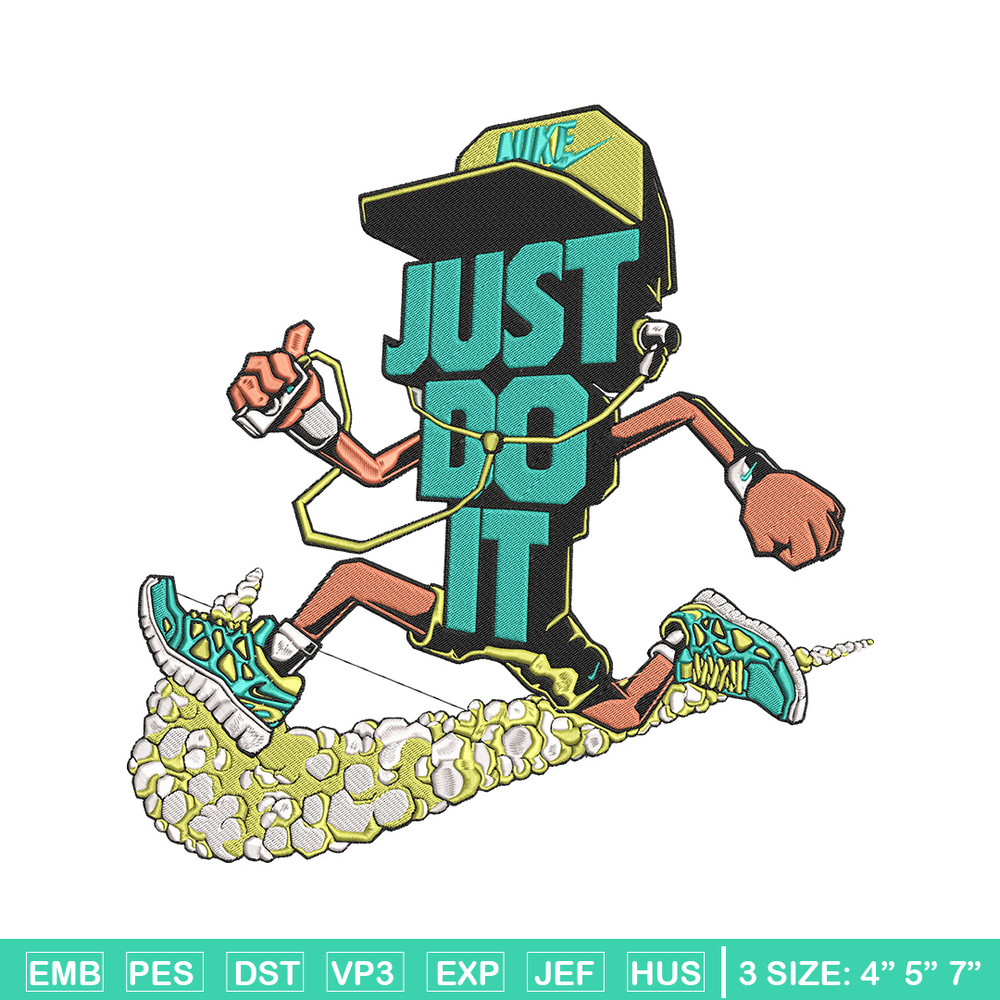 Nike just do it Embroidery Design, Logo Embroidery, Embroidery File, Nike Embroidery, Anime shirt, Digital download.jpg