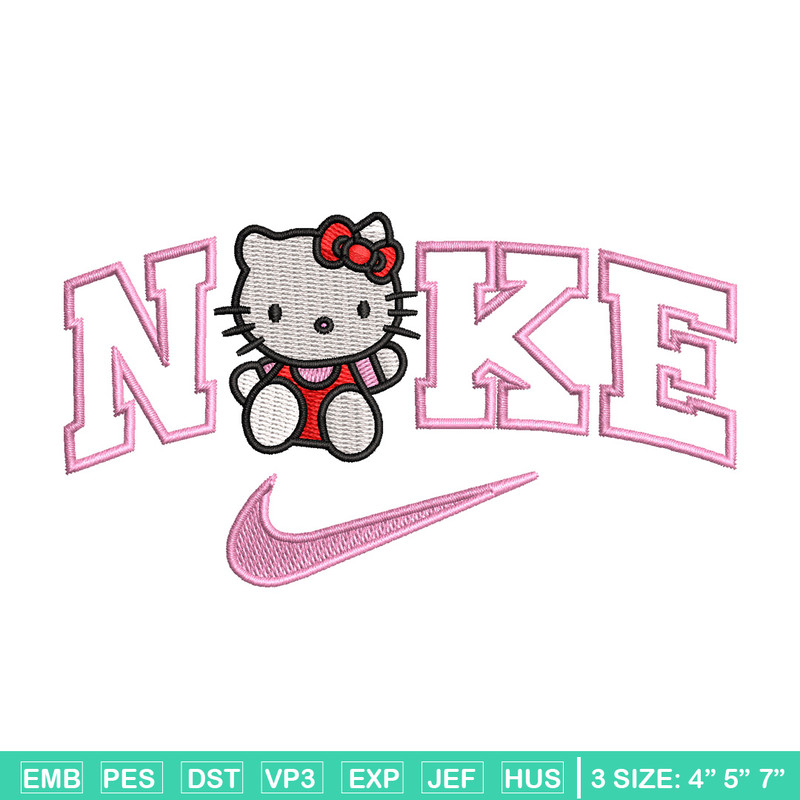 Nike kitty embroidery design, Kitty embroidery, Nike design, Embroidery shirt, Embroidery file, Digital download.jpg