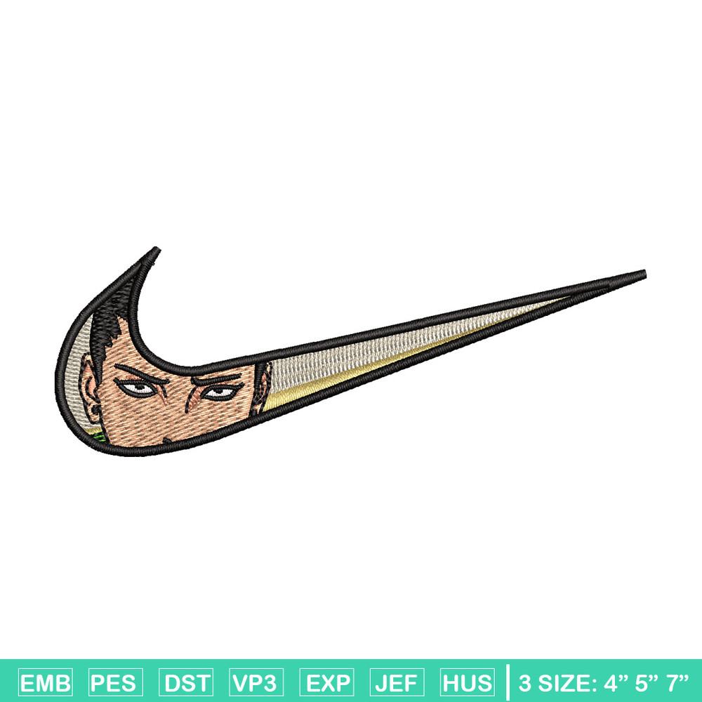Nike shikamaru embroidery design, Naruto embroidery, Nike design, Embroidery shirt, Embroidery file, Digital download.jpg