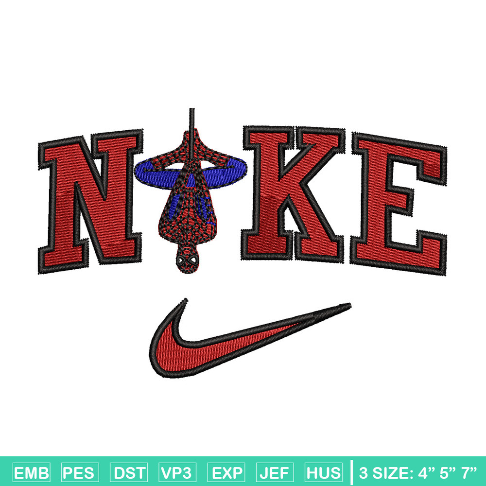 Nike spiderman embroidery design, Spiderman embroidery, Nike design, Embroidery shirt, Embroidery file, Digital download.jpg