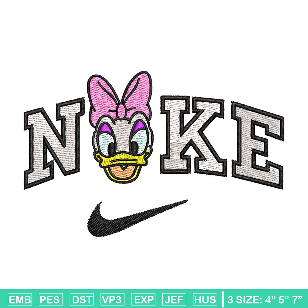 Nike x daisy embroidery design, Daisy embroidery, Nike design, Embroidery shirt, Embroidery file, Digital download.jpg