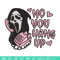 No You Hang Up Scream Embroidery design, Horror Embroidery, logo design, Embroidery File, logo shirt, Digital download..jpg