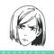 Nobara face Embroidery Design, Jujutsu Embroidery, Embroidery File, Anime Embroidery, Anime shirt, Digital download.jpg