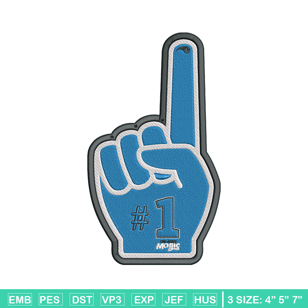 Orlando Magic no 1 embroidery design, NBA embroidery, Sport embroidery, Embroidery design,Logo sport embroidery.jpg