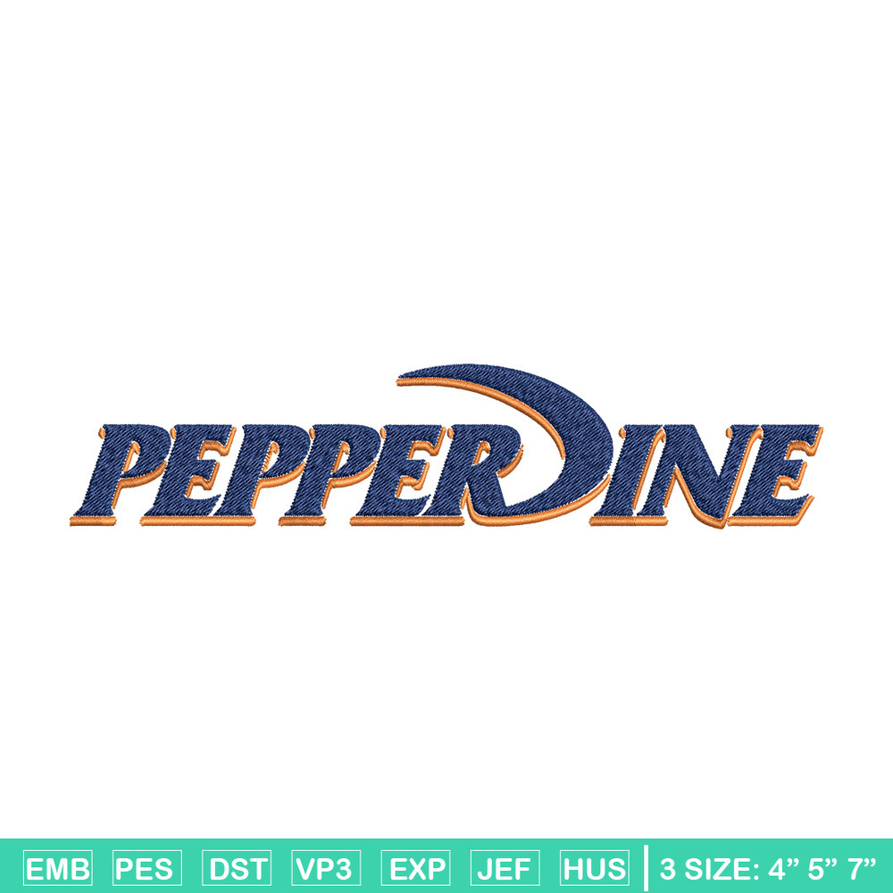Pepperdine Waves logo embroidery design, NCAA embroidery, Sport embroidery, logo sport embroidery, Embroidery design.jpg