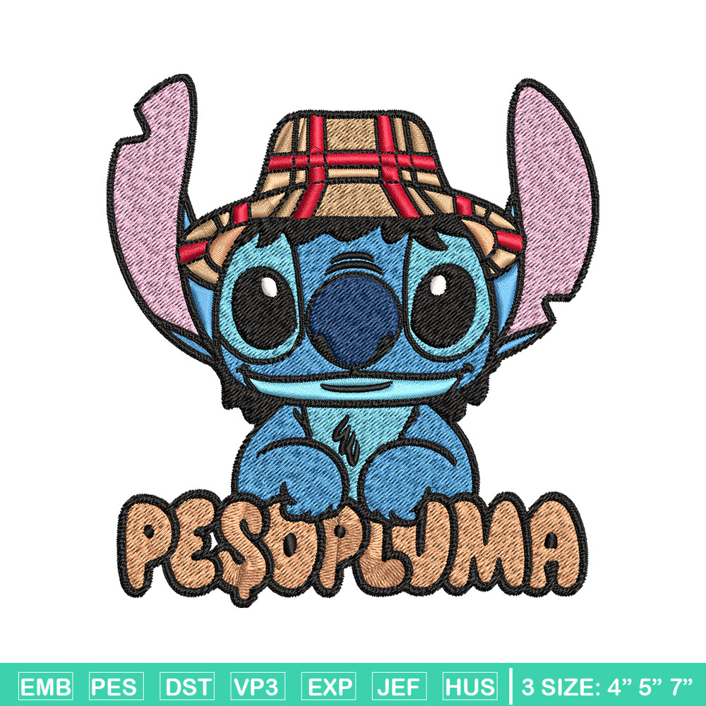 Peso Pluma Stitch Embroidery design, Peso Pluma Stitch Embroidery, cartoon design, Embroidery File, Digital download..jpg
