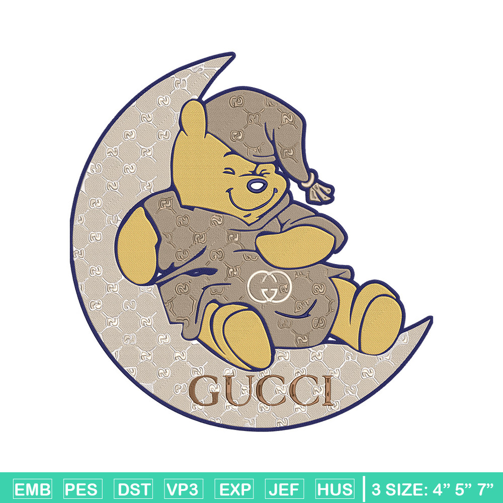 Pooh gucci Embroidery Design, Pooh Embroidery, Embroidery File, Gucci Embroidery, Anime shirt,Digital download.jpg