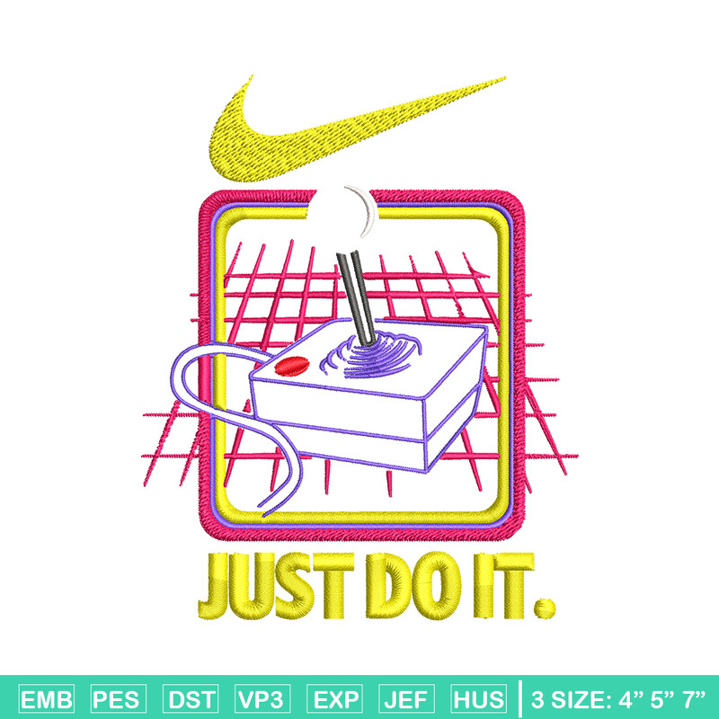 Retro nostalgia game Nike Embroidery design, logo Embroidery, Nike design, Embroidery file, logo shirt, Instant download.jpg