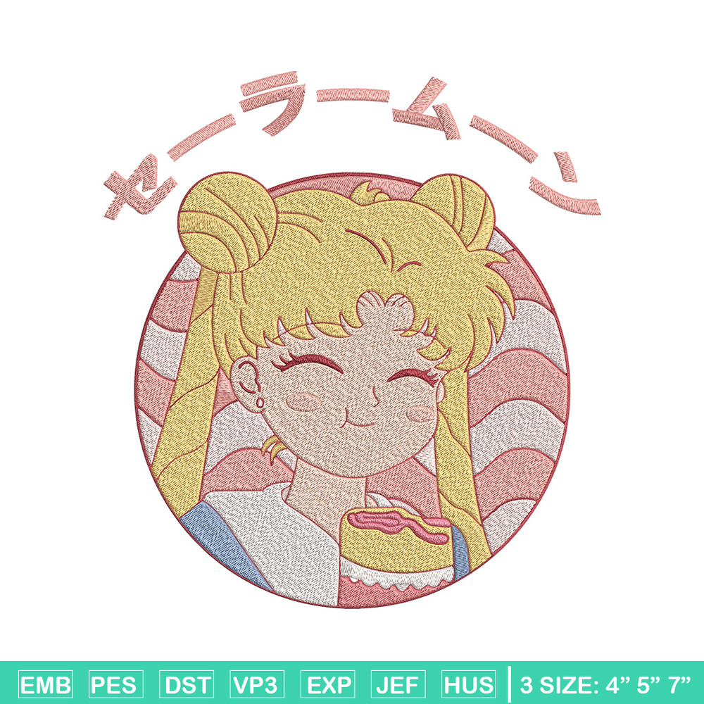 Sailor Moon cute Embroidery Design, Sailor Moon Embroidery,Embroidery File,Anime Embroidery,Anime shirt,Digital download.jpg