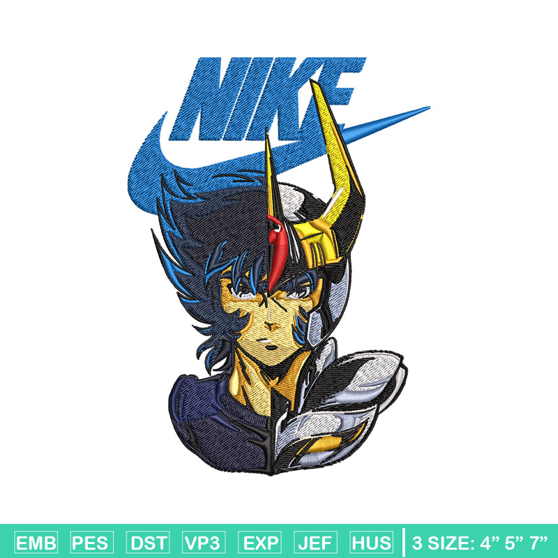 Saint seiya Nike Embroidery design, saint seiya Nike Embroidery, Nike design, Embroidery file, Instant download..jpg