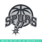 San Antonio Spurs logo embroidery design, NBA embroidery, Embroidery design,Logo sport embroidery,Sport embroidery.jpg