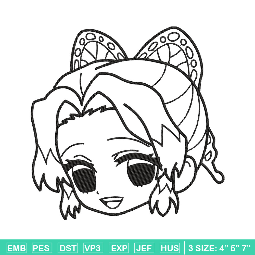Shinobu chibi Embroidery Design,Demon slayer Embroidery,Embroidery File,Anime Embroidery,Anime shirt, Digital download.jpg
