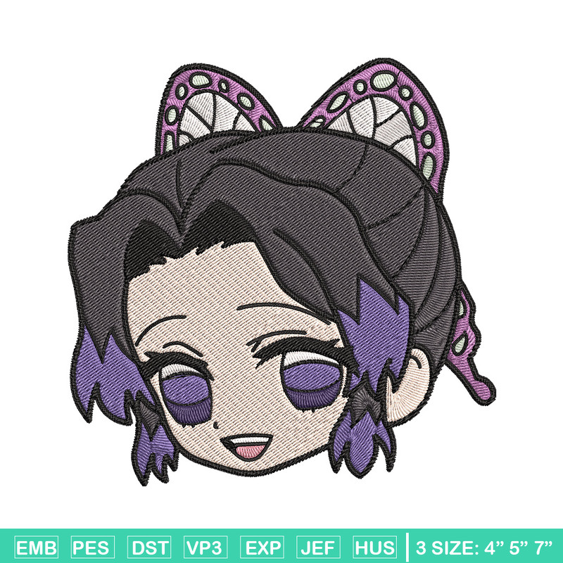 Shinobu sticker Embroidery Design, Demon slayer Embroidery, Embroidery File, Anime Embroidery, Digital download.jpg