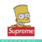 Simpson Supreme Embroidery design, Simpson Embroidery, cartoon design, Embroidery File, logo shirt, Instant download..jpg