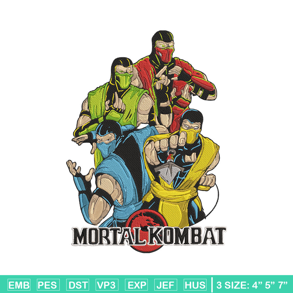 Sub Zero Embroidery Design, Mortal kombat Embroidery, Embroidery File, Anime Embroidery, Anime shirt, Digital download.jpg