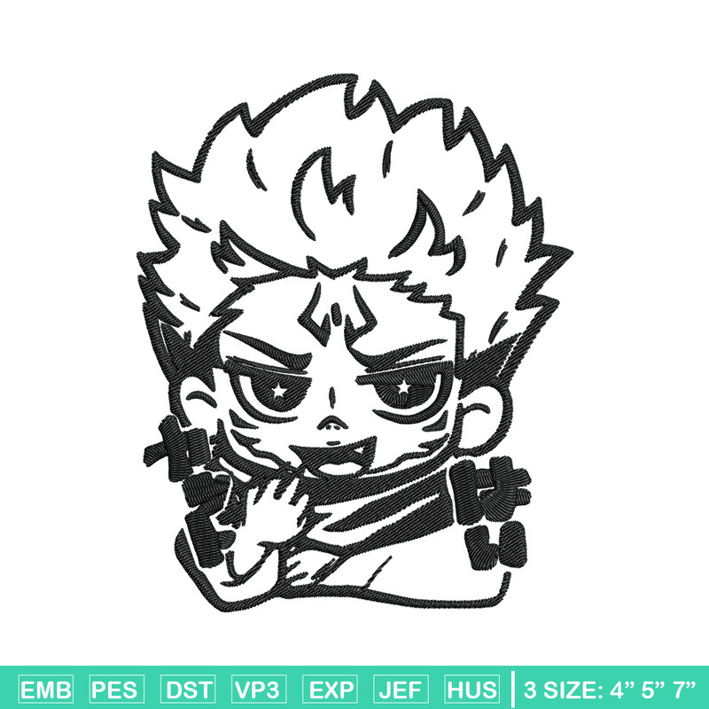 Sukuna chibi Embroidery Design, Jujutsu Embroidery, Embroidery File, Anime Embroidery, Anime shirt, Digital download..jpg