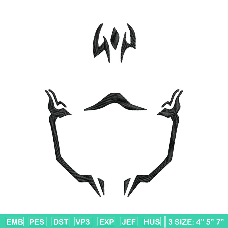 Sukuna Curses Embroidery Design, Jujutsu Embroidery, Embroidery File, Anime Embroidery, Anime shirt, Digital download.jpg