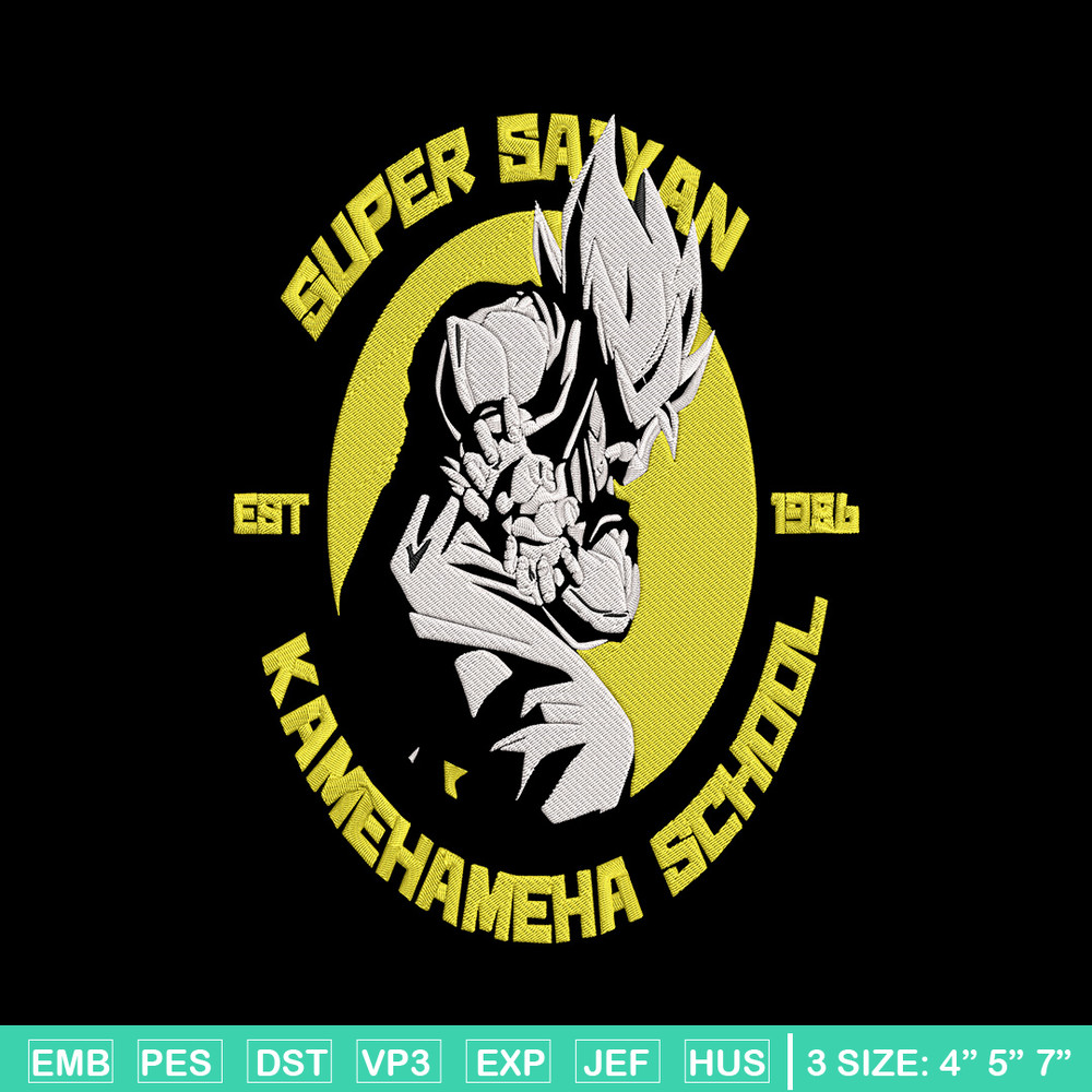 Super saiyan Embroidery Design, Dragonball Embroidery, Embroidery File, Anime Embroidery, Anime shirt, Digital download.jpg