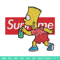 Supreme Simpson Embroidery design, Simpson cartoon Embroidery, cartoon design, Embroidery File, Digital download..jpg