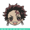 Tanjiro sticker Embroidery Design, Demon slayer Embroidery, Embroidery File, Anime Embroidery, Digital download.jpg
