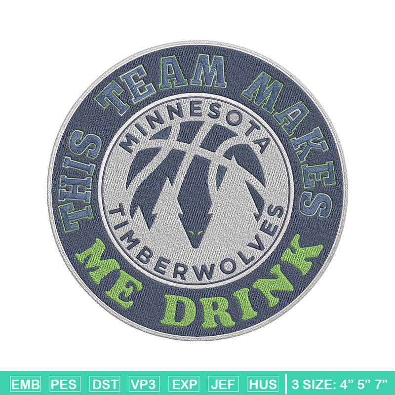 Timberwolves basketball embroidery design, NBA embroidery, Sport embroidery, Embroidery design, Logo sport embroidery..jpg