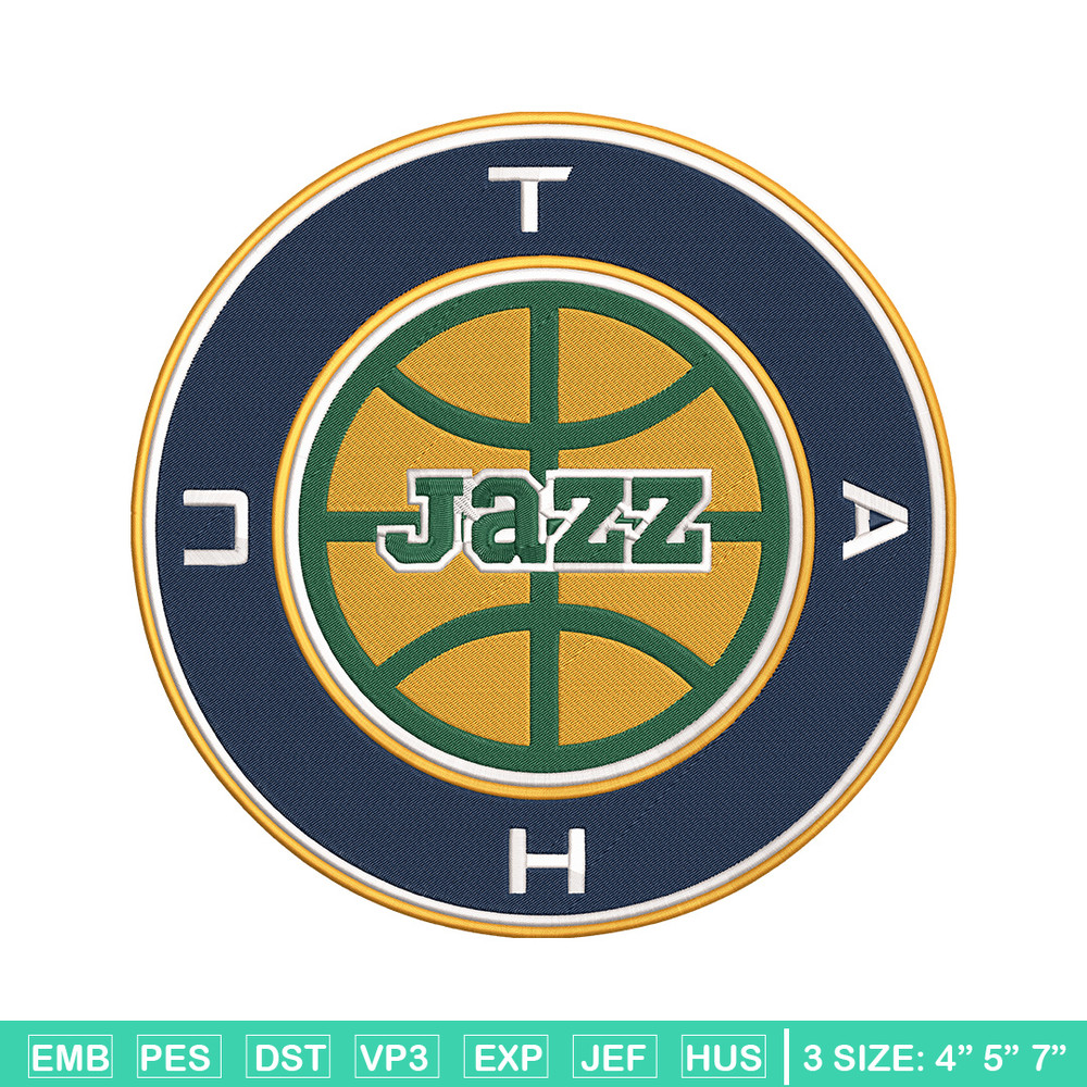 Utah Jazz logo embroidery design, NBA embroidery, Sport embroidery,Embroidery design,Logo sport embroidery.jpg
