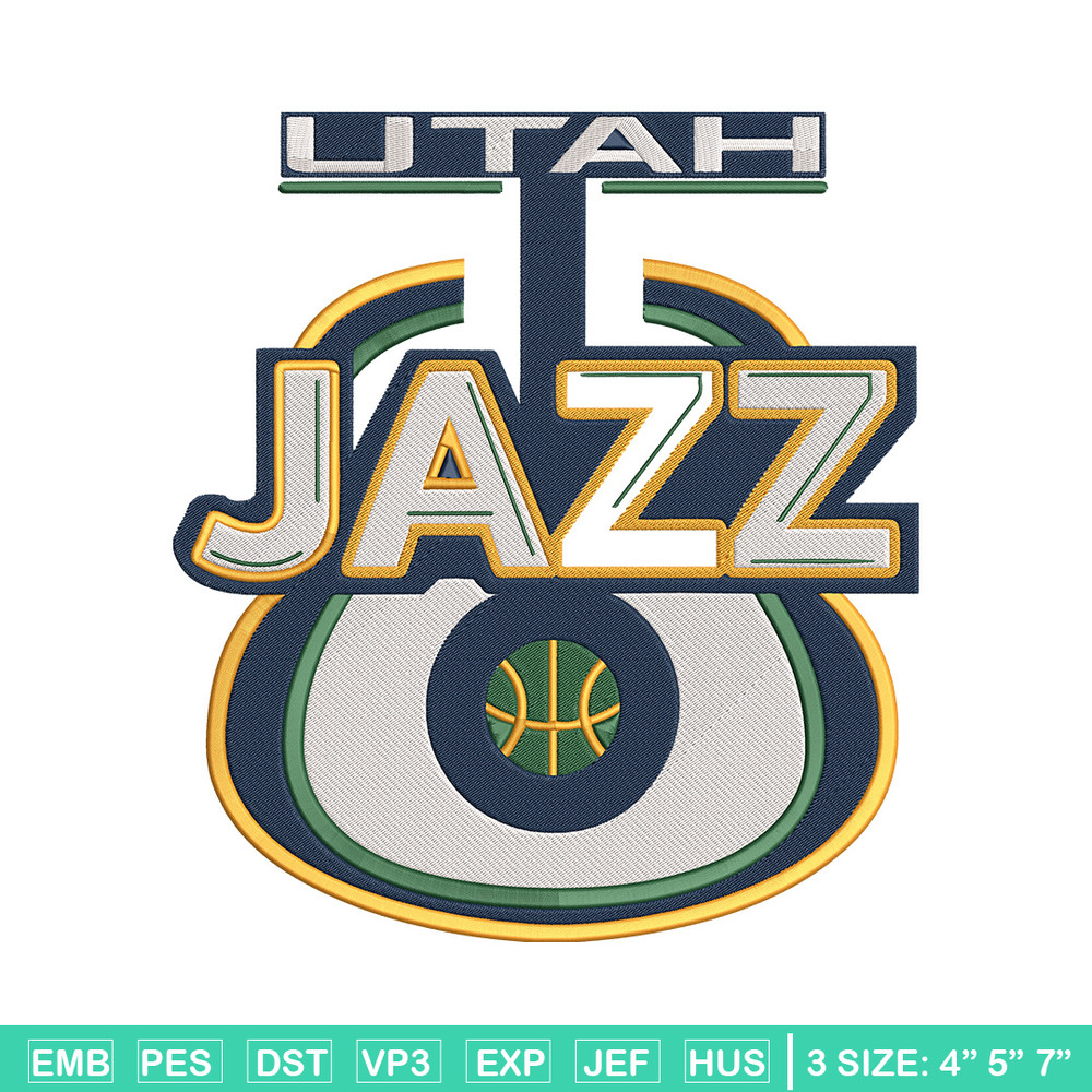 Utah Jazz logo embroidery design, NBA embroidery,Sport embroidery,Embroidery design, Logo sport embroidery.jpg