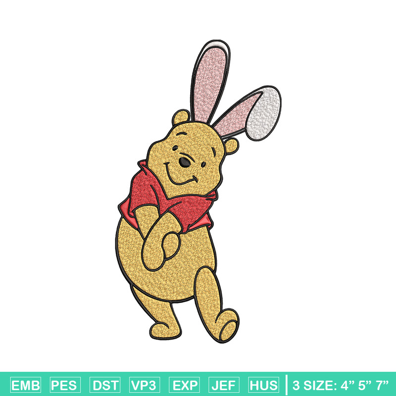 Winnie The Pooh Embroidery design, Winnie The Pooh Embroidery, Embroidery File, cartoon design, Digital download..jpg
