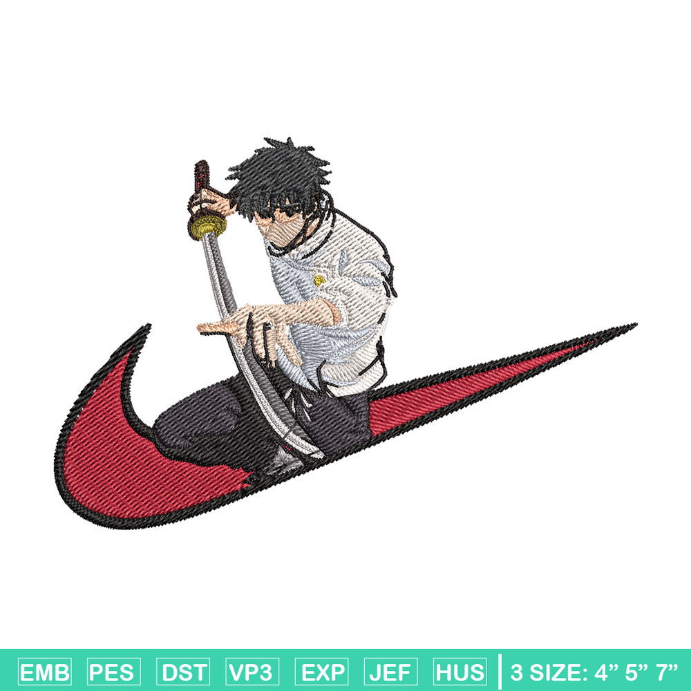 Yuuta x nike Embroidery Design, Jujutsu Embroidery, Embroidery File, Nike Embroidery, Anime shirt, Digital download.jpg