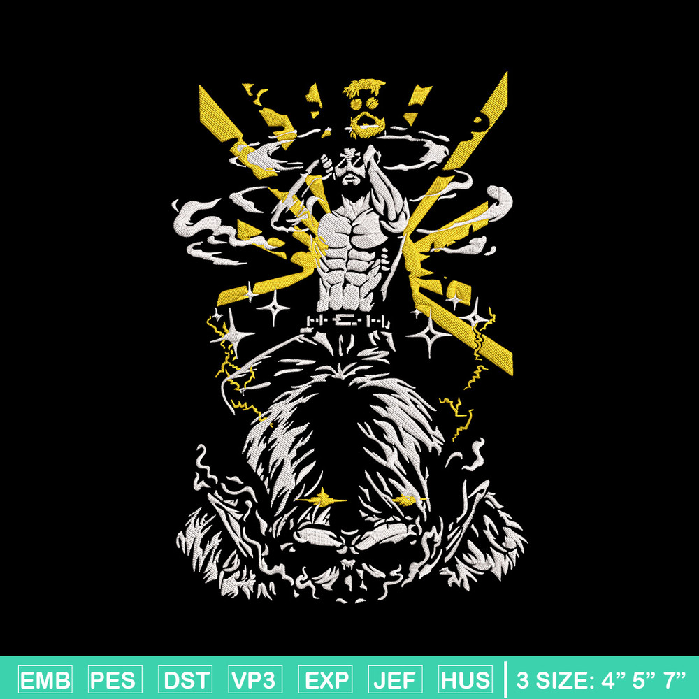 Zeke Yeager Embroidery Design, Aot Embroidery, Embroidery File, Anime Embroidery, Anime shirt, Digital download..jpg