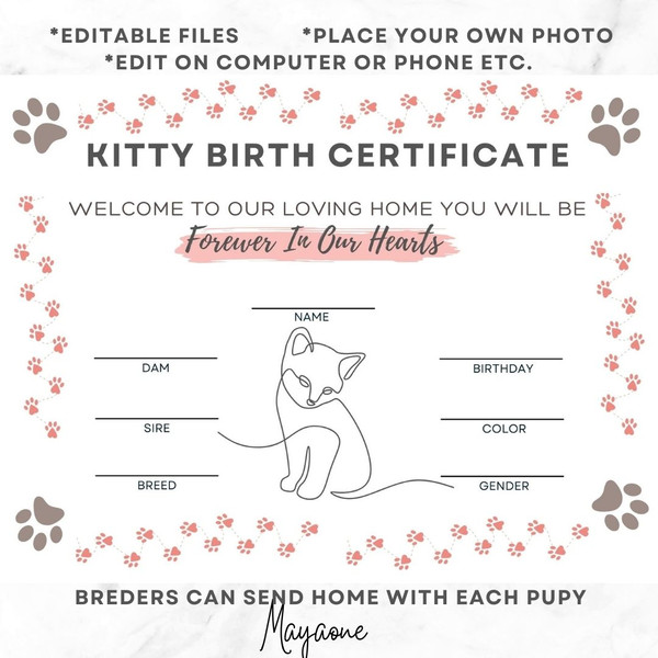 puppy-birth-certificate-template-kitty-birth-certificate-t-inspire-uplift for Free Printable Puppy Birth Certificate Template Puppy Birth Certificate Template, Kitty Birth Certificate T | Inspire Uplift for Free Printable Puppy Birth Certificate Template