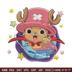 Chopper cute Embroidery Design,One piece Embroidery, Embroidery File, Anime Embroidery, Anime shirt, Digital download