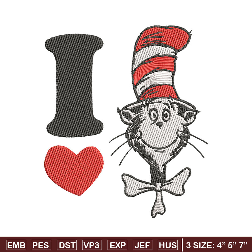 Dr seuss Love Embroidery Design, Dr seuss Embroidery, Embroidery File, logo shirt, Embroidery logo, Digital download..jpg