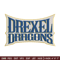Drexel Dragons logo embroidery design, NCAA embroidery, Embroidery design,Logo sport embroidery,Sport embroidery.jpg