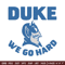 Duke University mascot embroidery design, NCAA embroidery, Sport embroidery,logo sport embroidery,Embroidery design.jpg