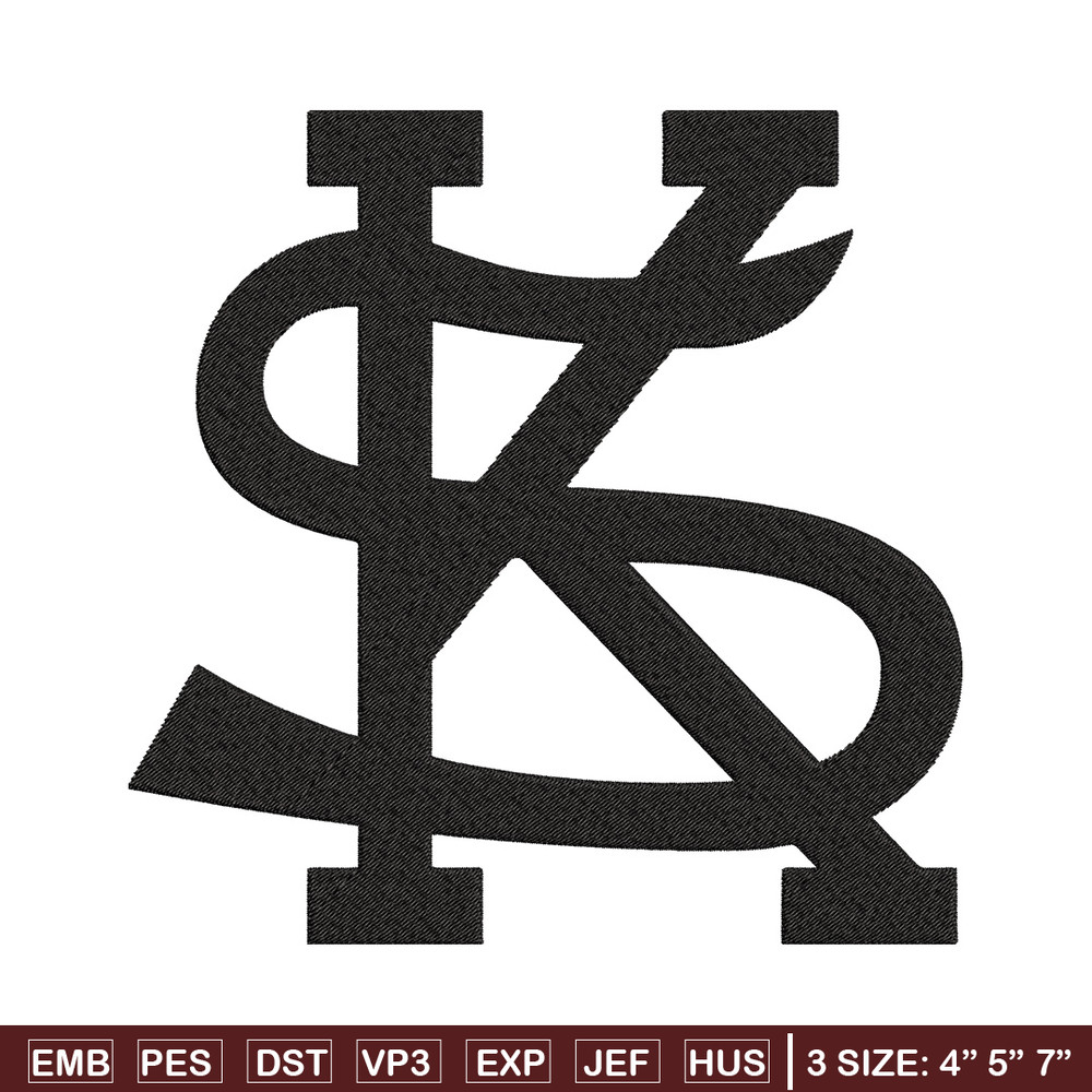 Kennesaw State logo embroidery design, Logo embroidery, Sport embroidery, logo sport embroidery, Embroidery design.jpg