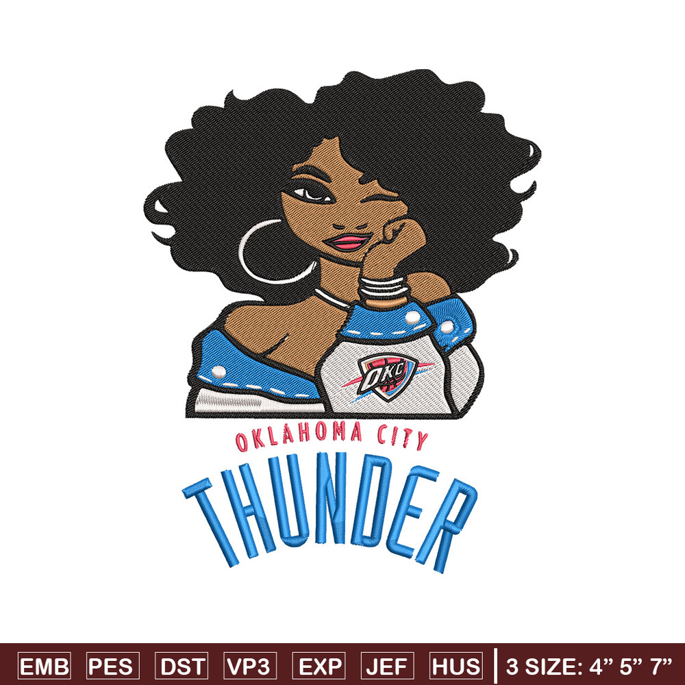 Oklahoma Thunder girl embroidery design, NBA embroidery, Sport embroidery, Embroidery design, Logo sport embroidery..jpg