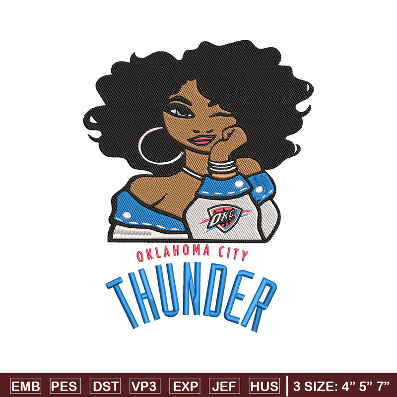 Oklahoma Thunder girl embroidery design, NBA embroidery, Sport embroidery, Embroidery design, Logo sport embroidery..jpg