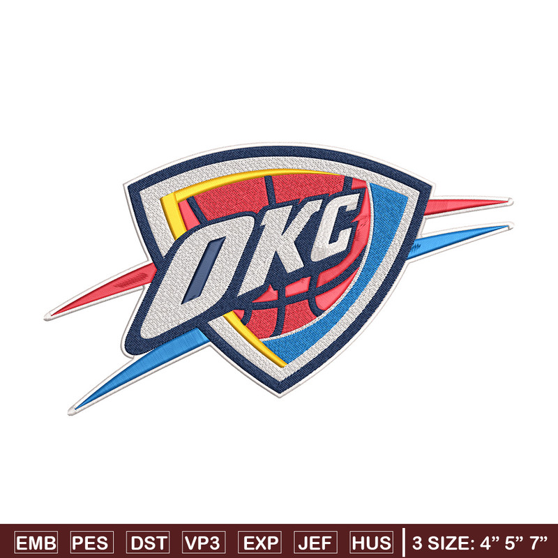 Oklahoma Thunder logo embroidery design,NBA embroidery, Sport embroidery, Embroidery design, Logo sport embroidery.jpg