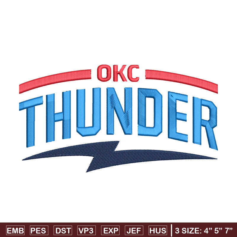 Oklahoma Thunder logo embroidery design,NBA embroidery,Sport embroidery, Embroidery design, Logo sport embroidery.jpg