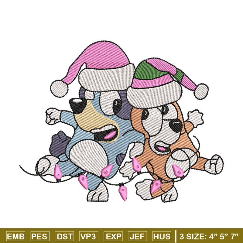 Bluey bingo embroidery design, Bluey embroidery, Chrismas design, Embroidery file, Embroidery shirt, Digital download.jpg