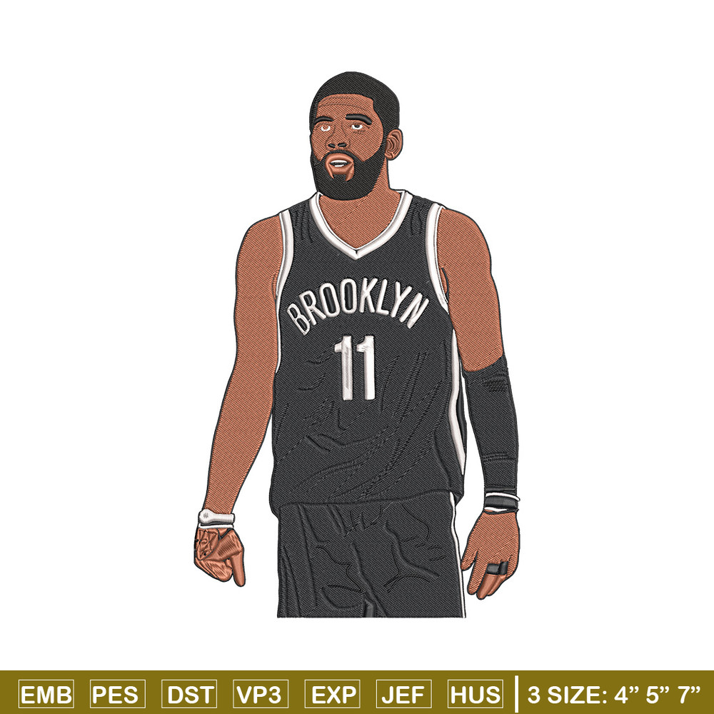 Brooklyn Nets player embroidery design, NBA embroidery,Sport embroidery, Logo sport embroidery, Embroidery design.jpg