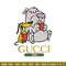 Cartoon Gucci Embroidery design, Cartoon Gucci Embroidery, cartoon design, Embroidery File, Gucci logo, Digital download.jpg