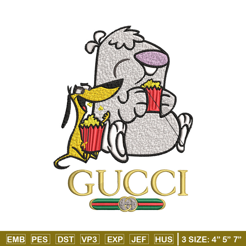 Cartoon Gucci Embroidery design, Cartoon Gucci Embroidery, cartoon design, Embroidery File, Gucci logo, Digital download.jpg