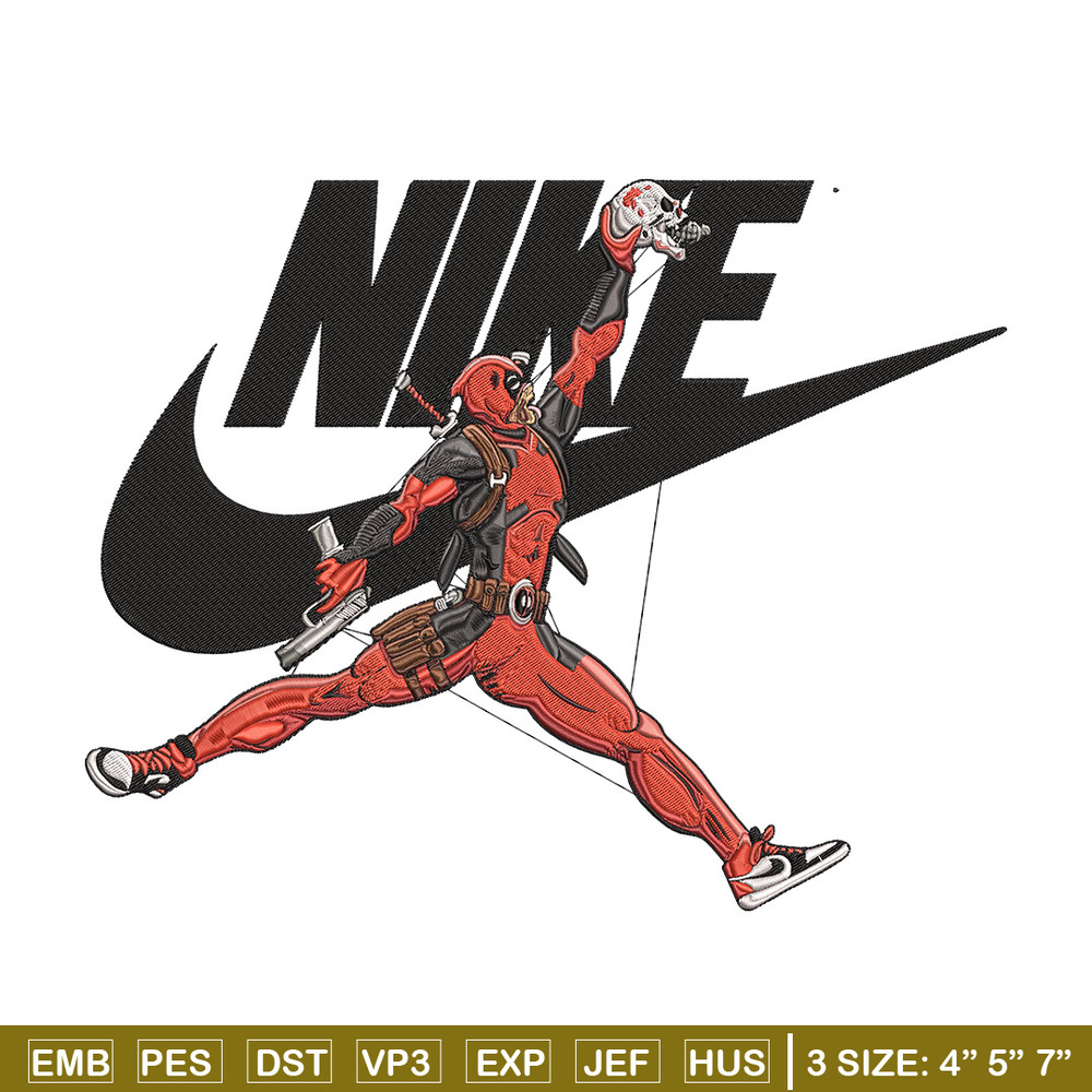 Deadpool nike Embroidery Design, Deadpool Embroidery, Embroidery File,Nike Embroidery, Anime shirt, Digital download.jpg