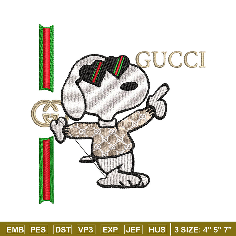 Dog gucci Embroidery Design, Gucci Embroidery, Embroidery File, Logo shirt, Sport Embroidery, Digital download..jpg